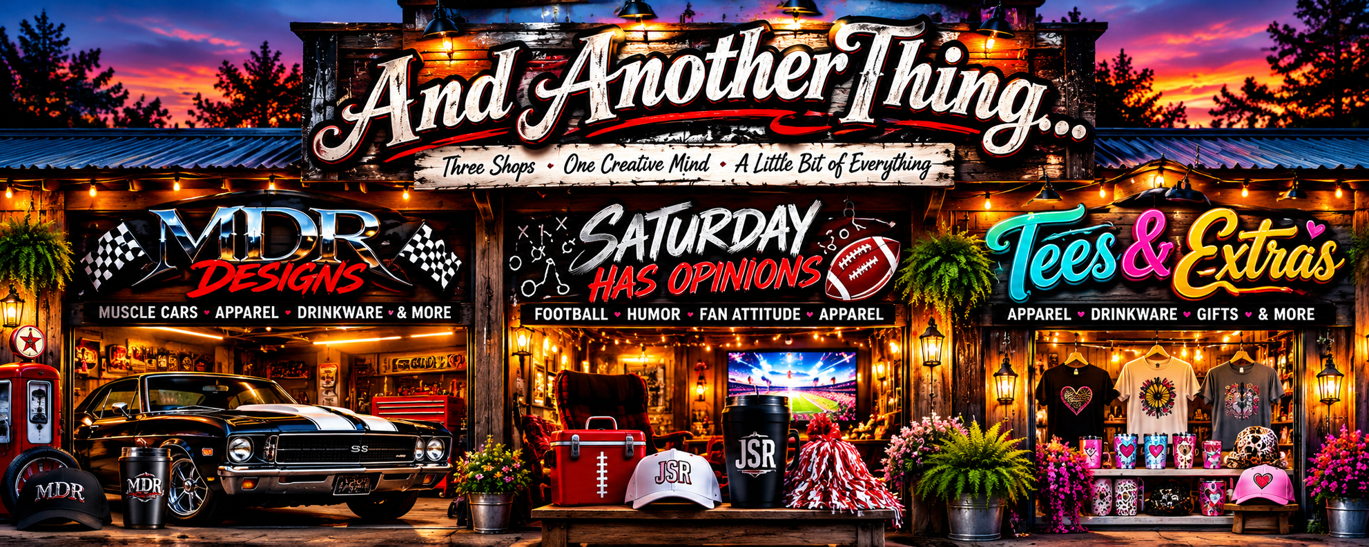 And Another Thing — MDR Designs, Saturday Has Opinions, and Tees & Extras